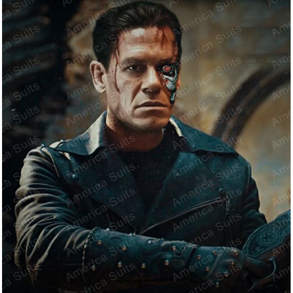 Terminator 7 John Cena Leather Jacket Terminator 7 John Cena Leather Jacket